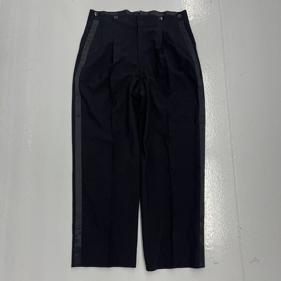 Vintage 40s After Six Rudofker Navy Wool 2-Piece Suit - Picture 5 of 8